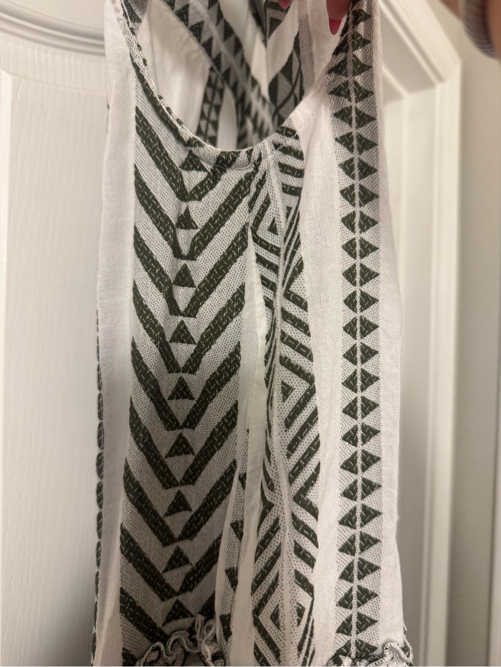 Dylan Alexa Sleeveless Geometric Tiered Mini Dress - Picture 6 of 12